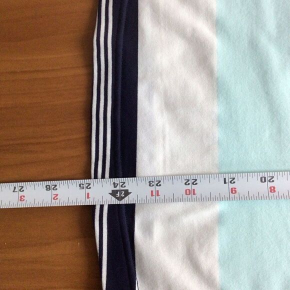 Women’s Lululemon Cool Racerback Discovery White Stripe Deep‎ Indigo Tank - Picture 5 of 6